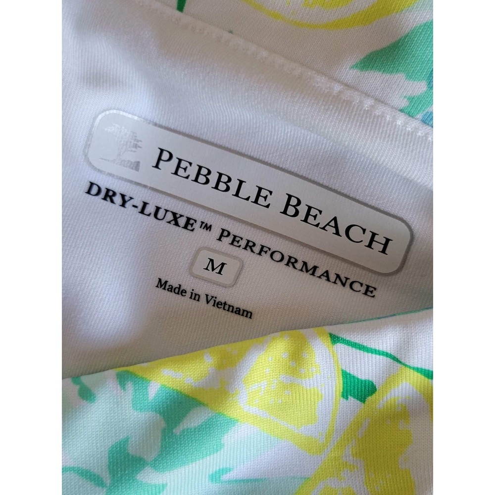 Pebble Beach Dry-Luxe Performance Skort, Pineapple Lemon Print - Picture 3 of 7